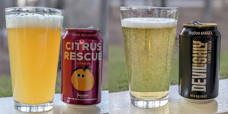 New Belgium Citrus Rescue IPA and Devilishly Light Lager: A Blunt Palate Beer Review