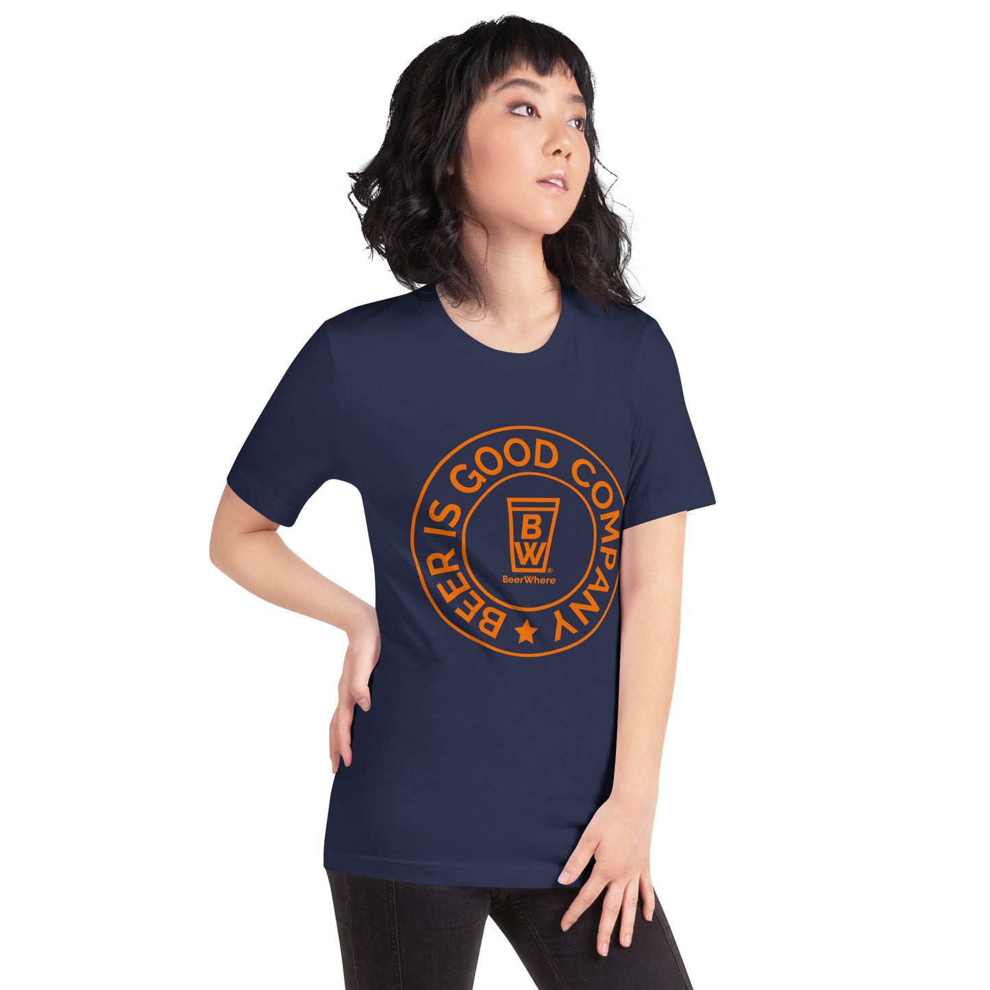 BeerWhere Orange Logo T-shirt | Beer Is Good Company