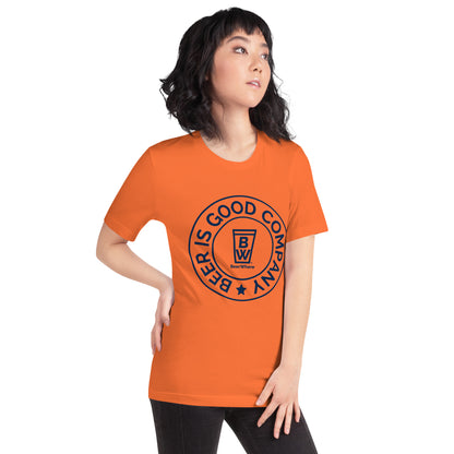 BeerWhere Navy Logo T-shirt | Beer Is Good Company